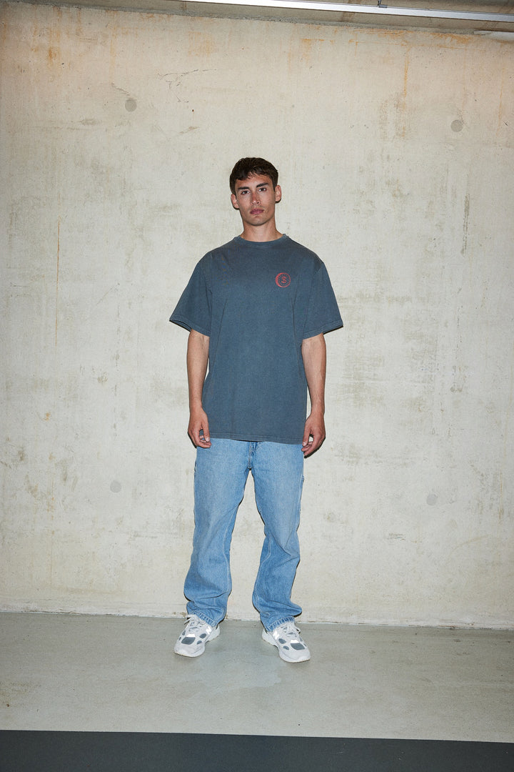 Super Rich Kids T-Shirt Acid Wash rood logo