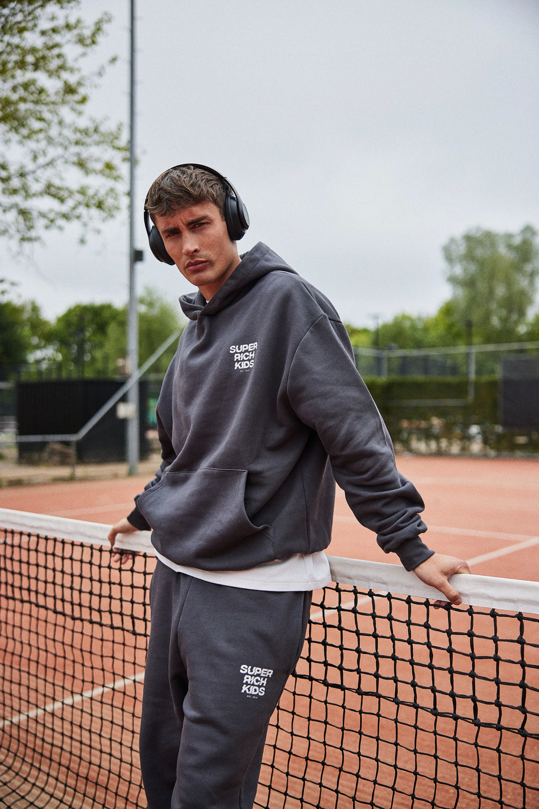 Hoodie Essential Asphalt