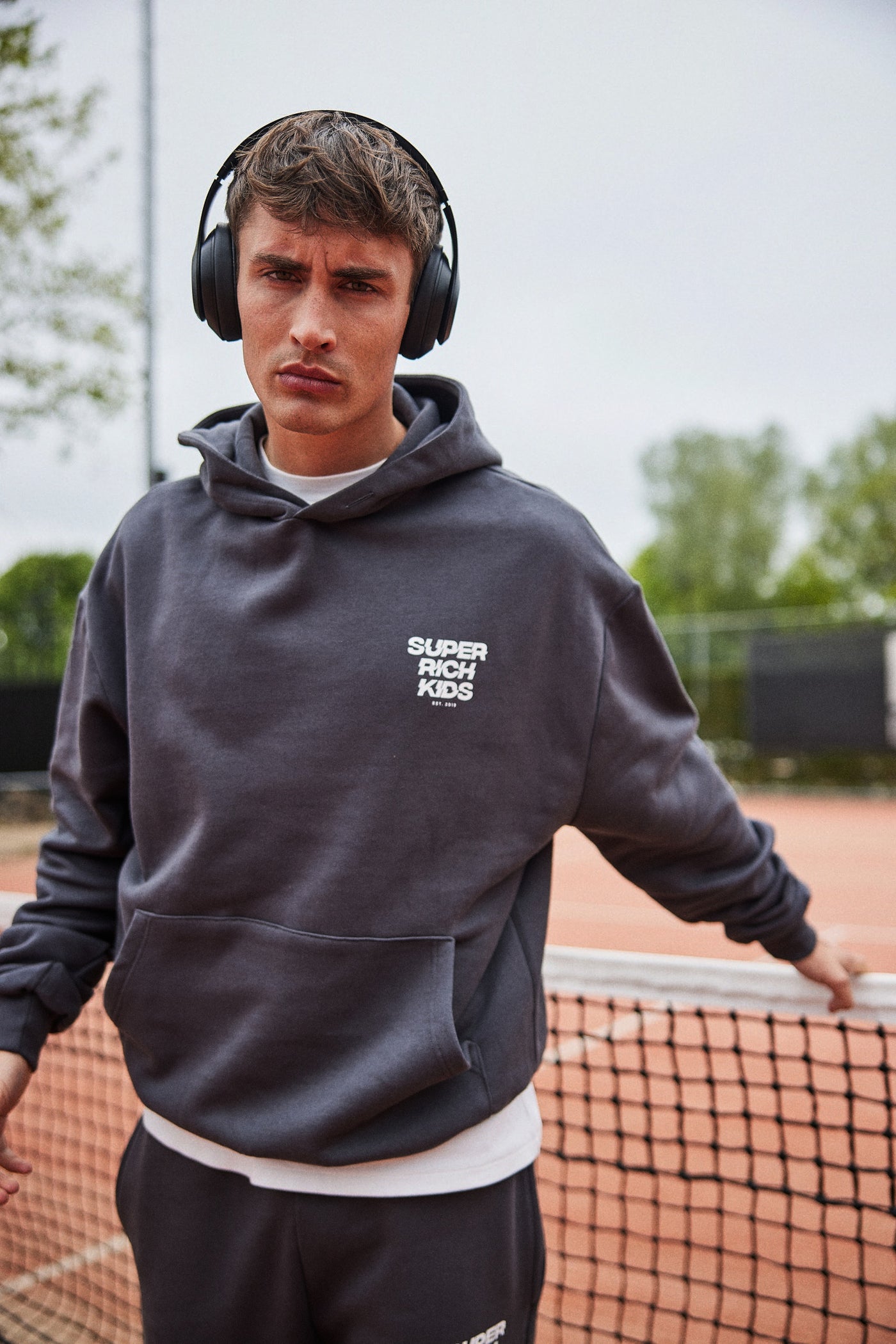 Hoodie Essential Asphalt