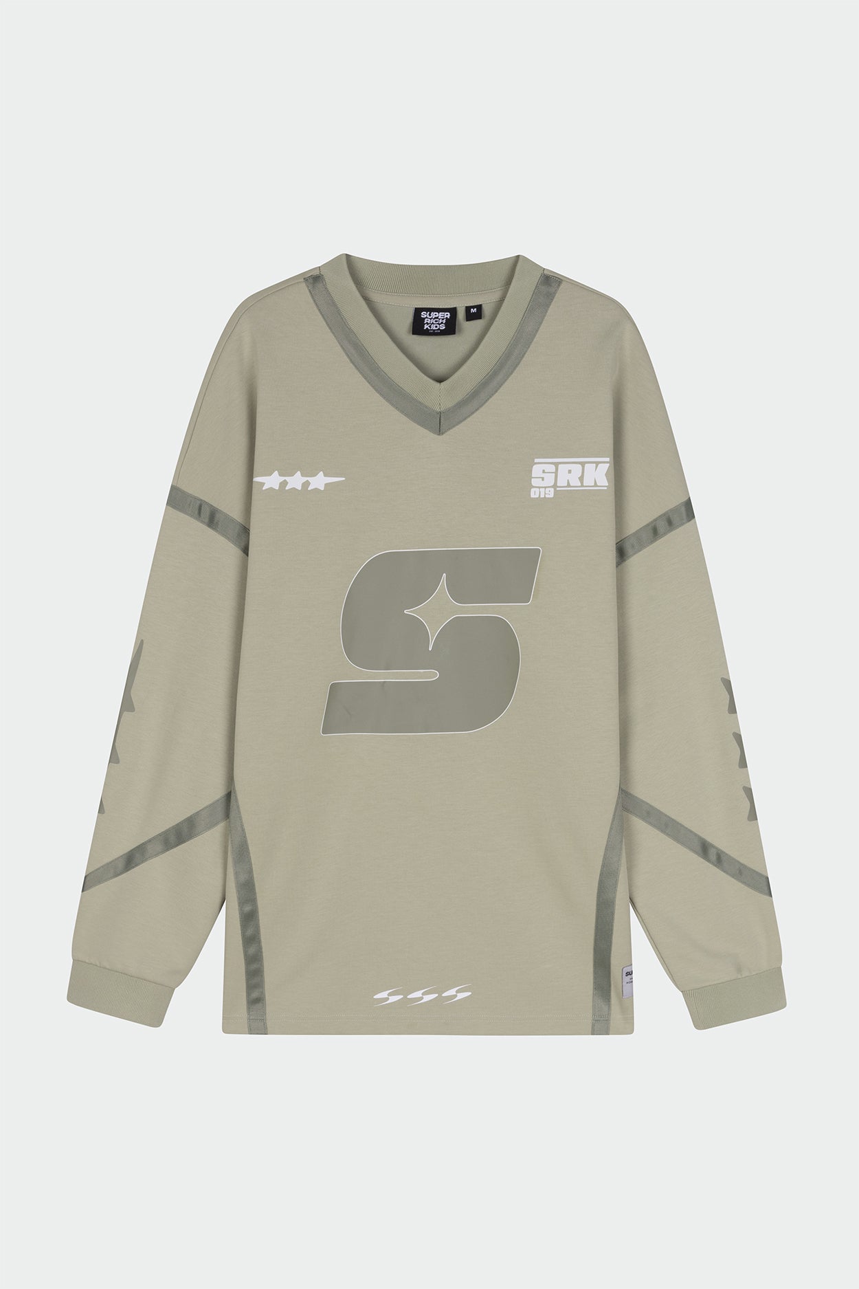 SRK 'PARIS' Oversized Jersey Sage Green