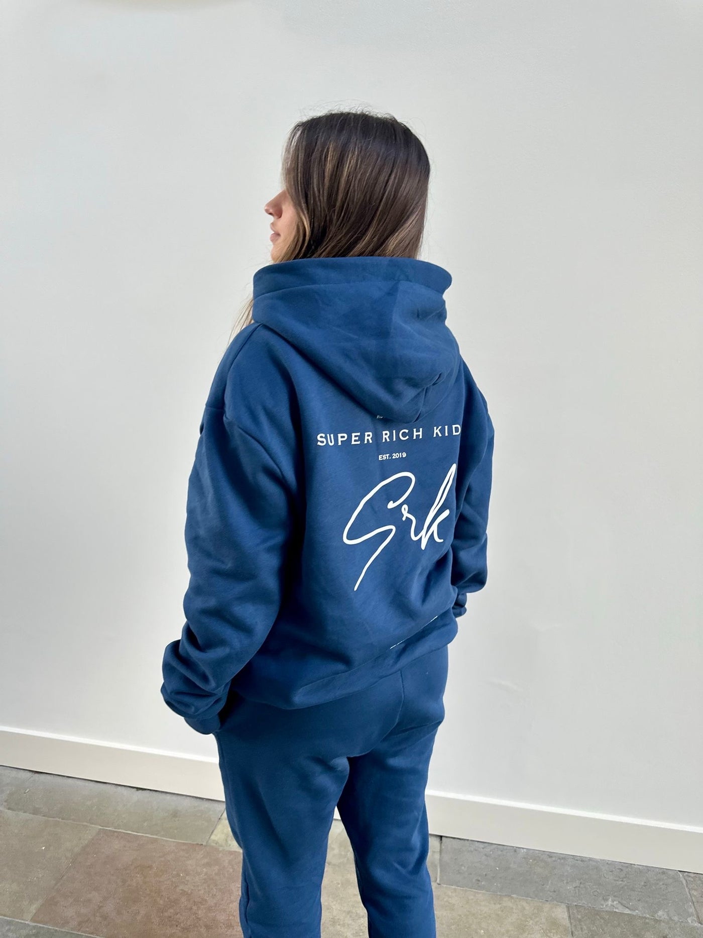 Hoodie Navy Signature