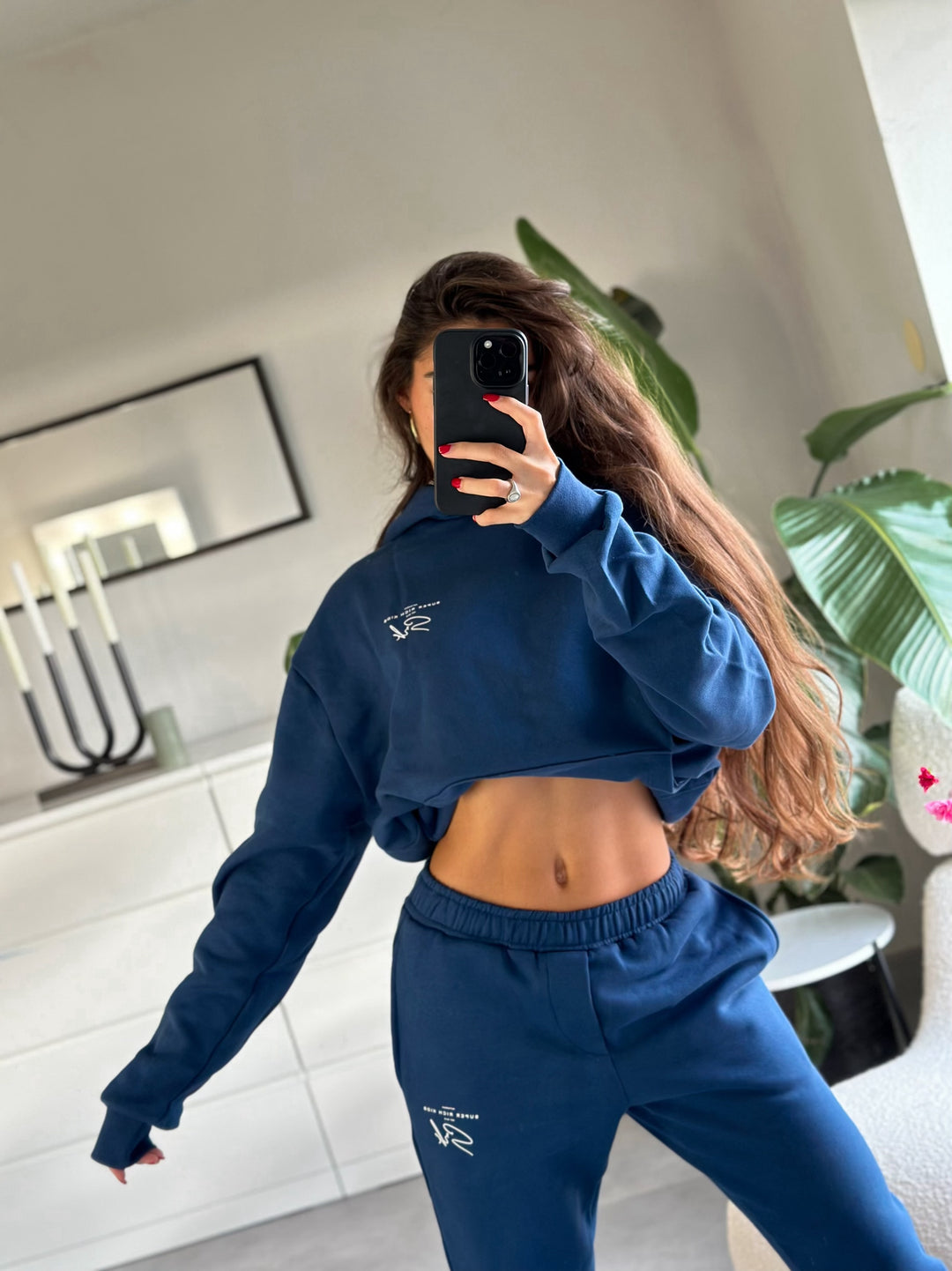 Hoodie Navy Signature