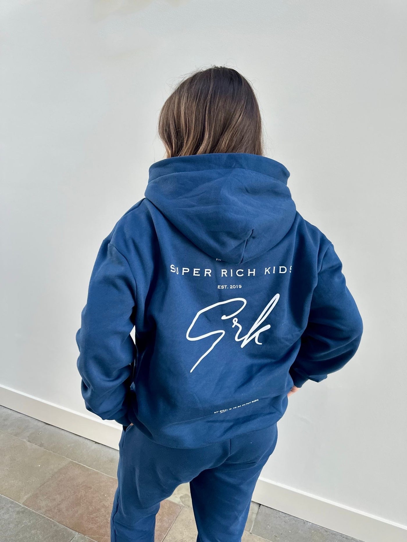 Hoodie Navy Signature