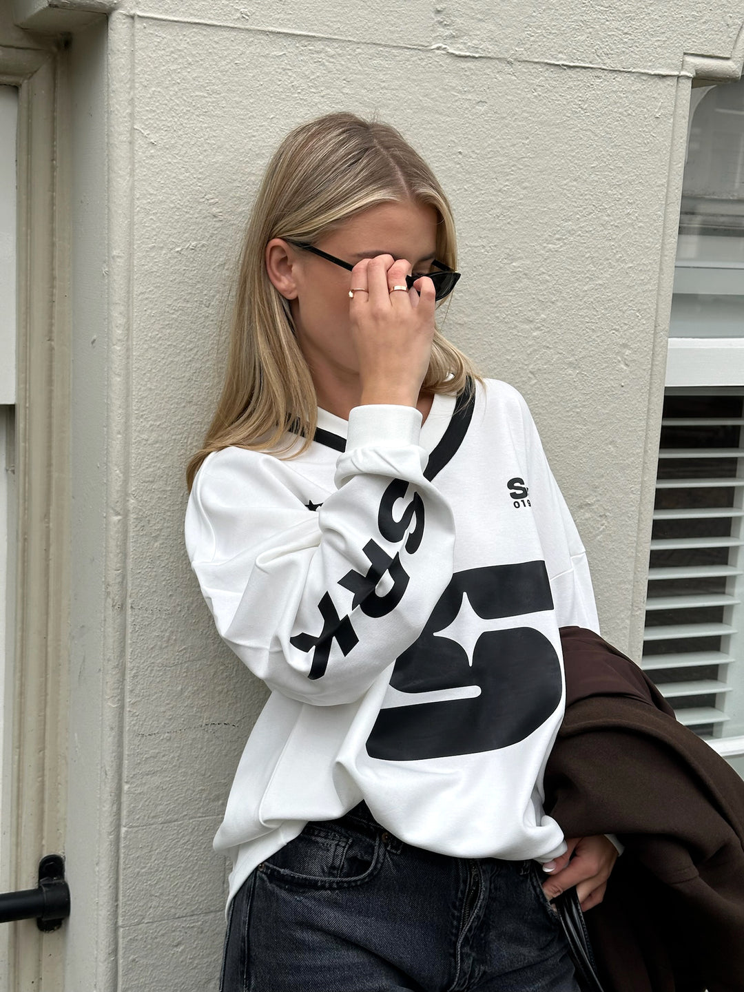 SRK Oversized Jersey 'Off White & Black'