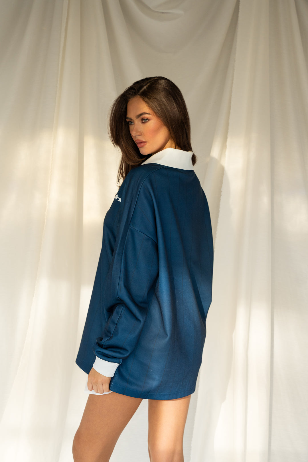 SRK Legacy Striped Polo Jersey ‘Navy’