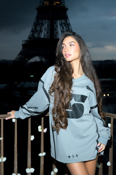 SRK 'PARIS' Oversized Jersey Nardo Grey