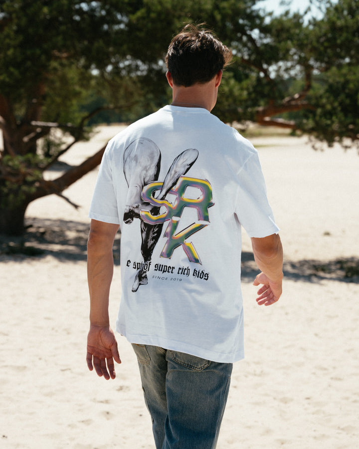 T-Shirt 'Spirit of SRK' Wit