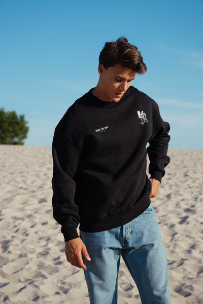 Sweater 'Spirit of SRK' zwart