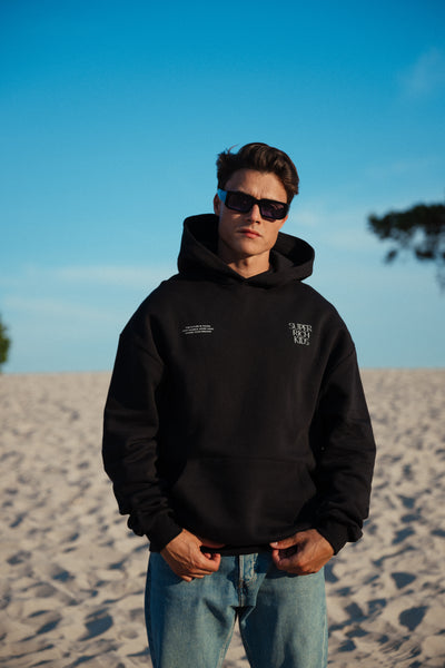Hoodie 'Chase your Dreams' zwart