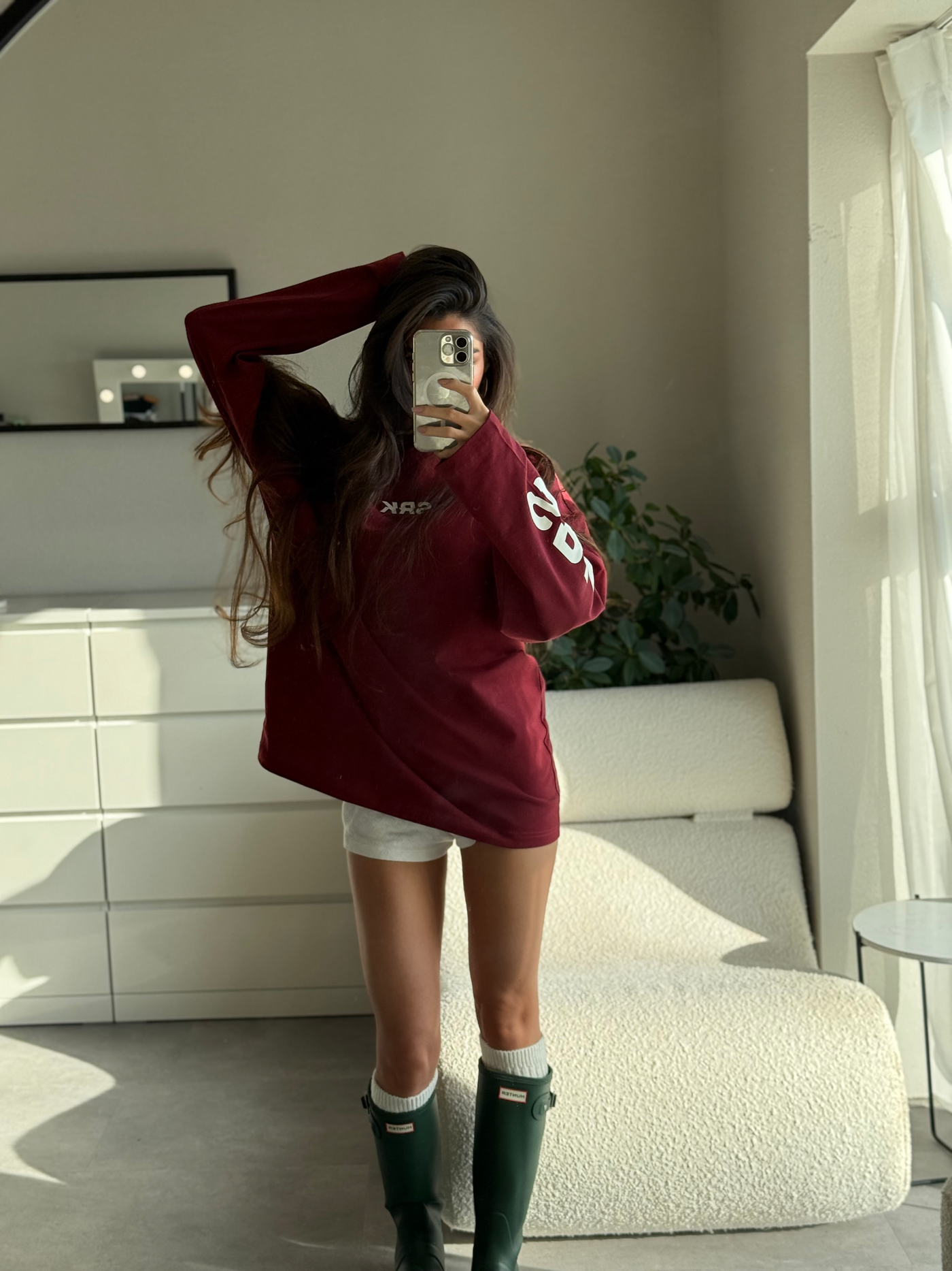 SRK Longsleeve tee 'Burgundy'