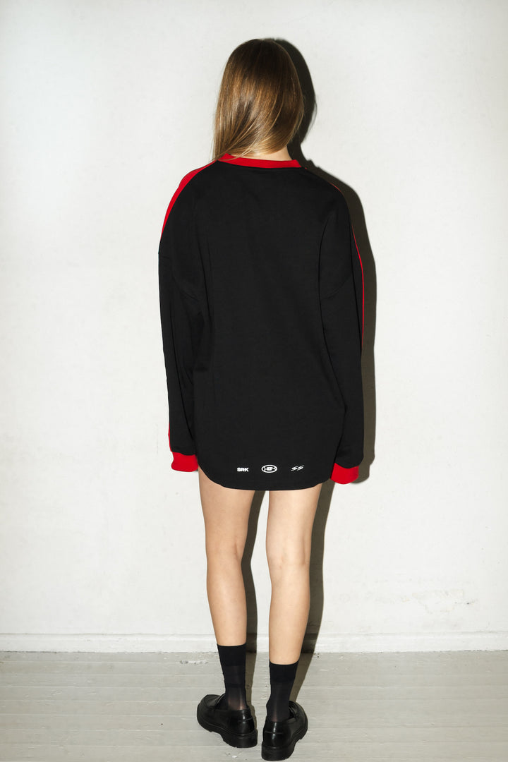 SRK Oversized Jersey ‘Black & Red’