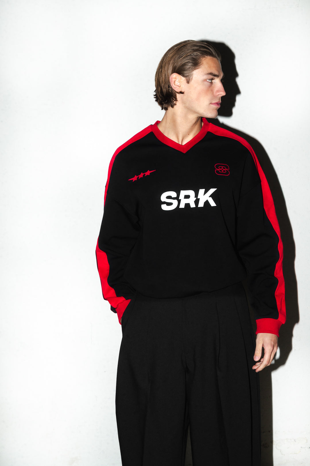 SRK Oversized Jersey ‘Black & Red’