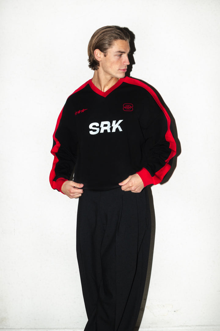 SRK Oversized Jersey ‘Black & Red’