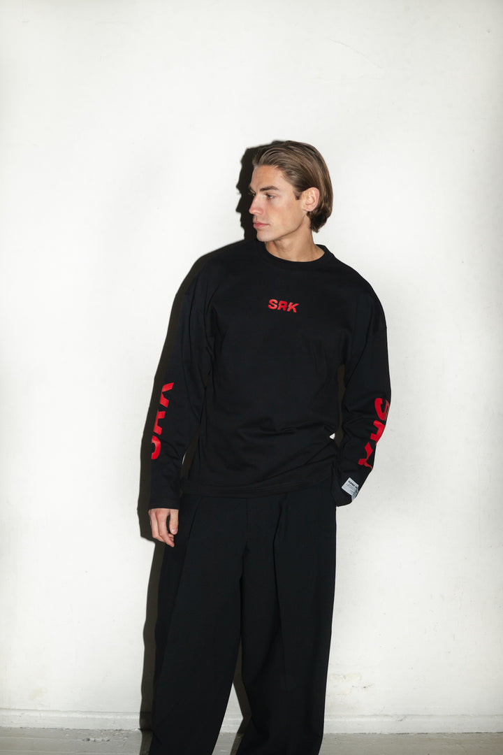 SRK Longsleeve Tee 'Black & Red'