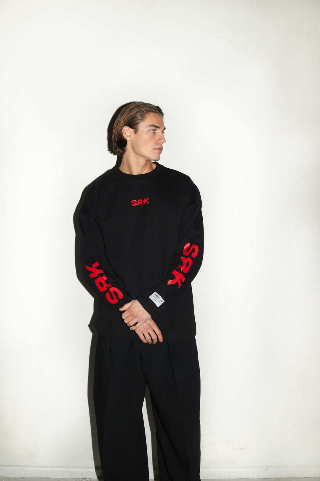 SRK Longsleeve Tee 'Black & Red'