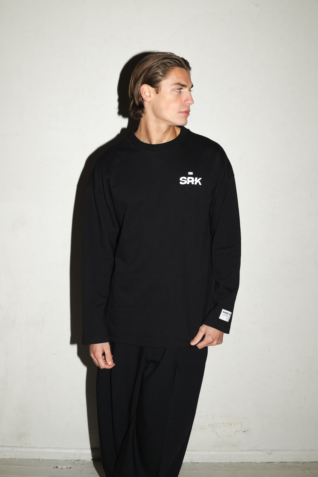 'THE NEW RICH' Longsleeve tee ‘Black & White’