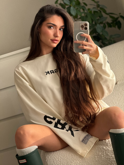 SRK Longsleeve tee 'Crème'