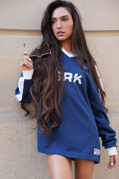 SRK Oversized Jersey 'Navy & Off White'