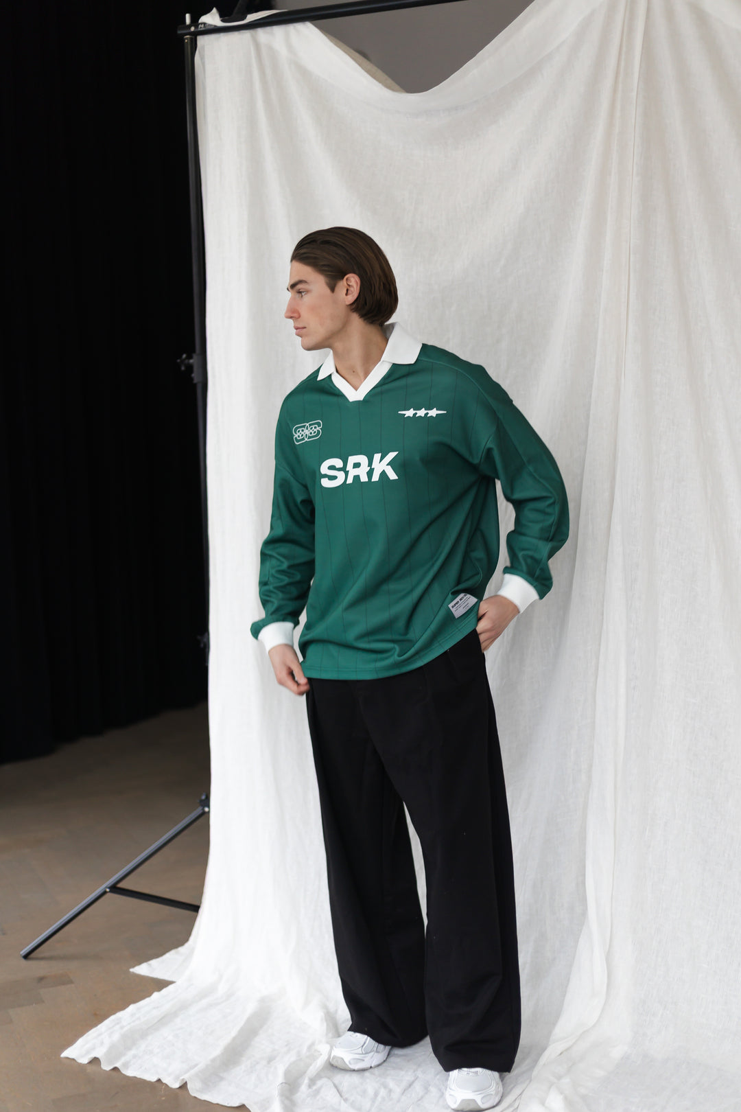 SRK Legacy Striped Polo Jersey ‘Green’