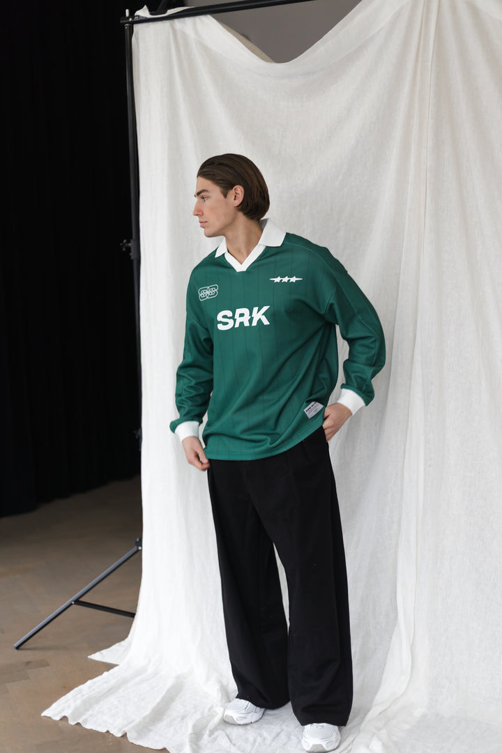 SRK Legacy Striped Polo Jersey ‘Green’