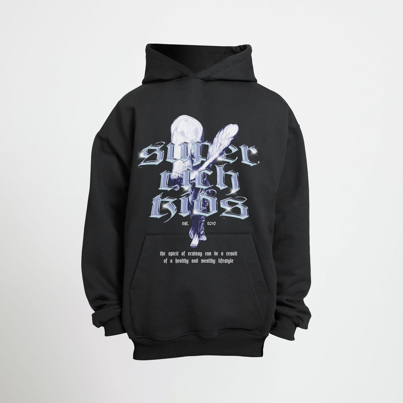 Hoodie 'Spirit of Ecstasy' Zwart